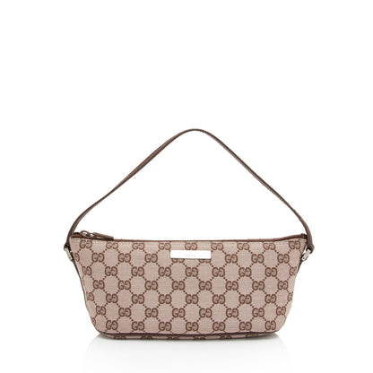 Gucci GG Canvas Classic Pochette (SHF-yWvmJf)