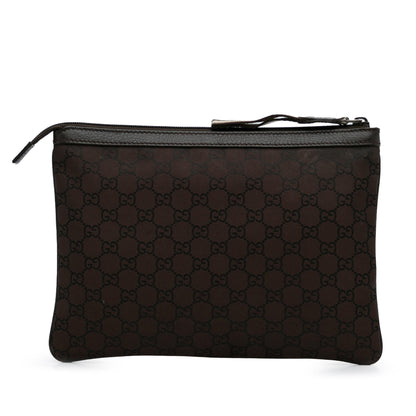 Gucci GG Canvas Clutch Bag (SHG-NZQrZr)