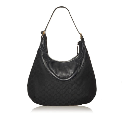 Gucci GG Canvas Crest Hobo Bag