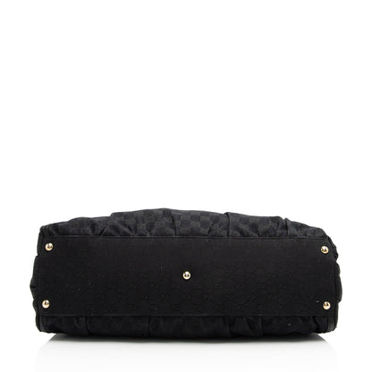 Gucci GG Canvas D Ring Large Hobo (SHF-dhCol9)