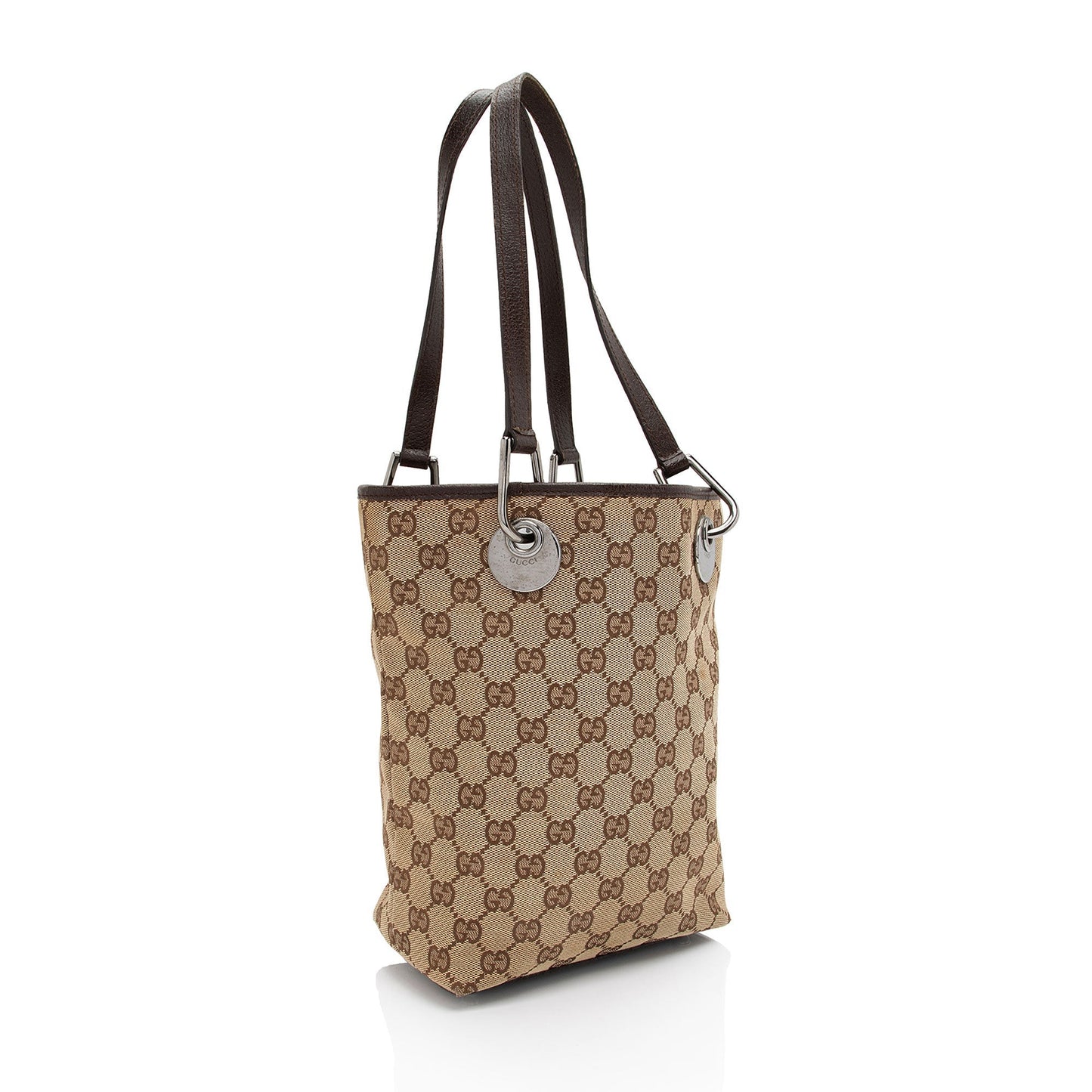 Gucci GG Canvas Eclipse N/S Small Tote (SHF-QqGTJE)