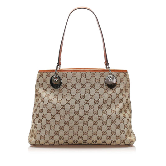 Gucci GG Canvas Eclipse Tote Bag (SHG-14237)