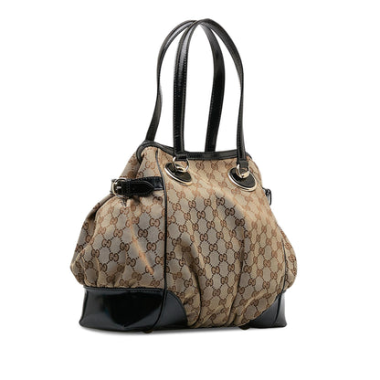 Gucci GG Canvas Full Moon Tote Bag (SHG-V7LMS1)