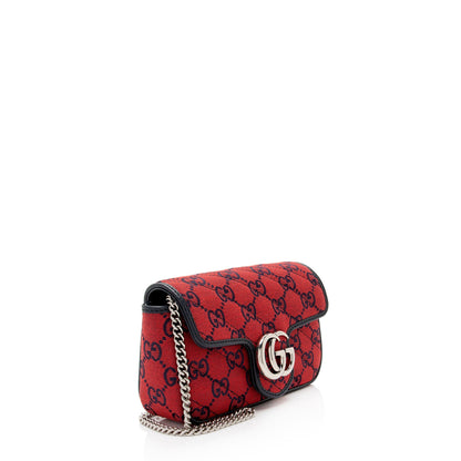 Gucci GG Canvas GG Marmont Super Mini Flap Bag