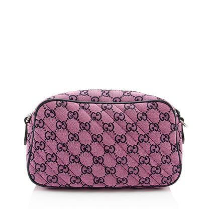 Gucci GG Canvas GG Marmont Small Shoulder Bag (SHF-IaQNI1)