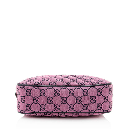 Gucci GG Canvas GG Marmont Small Shoulder Bag (SHF-IaQNI1)