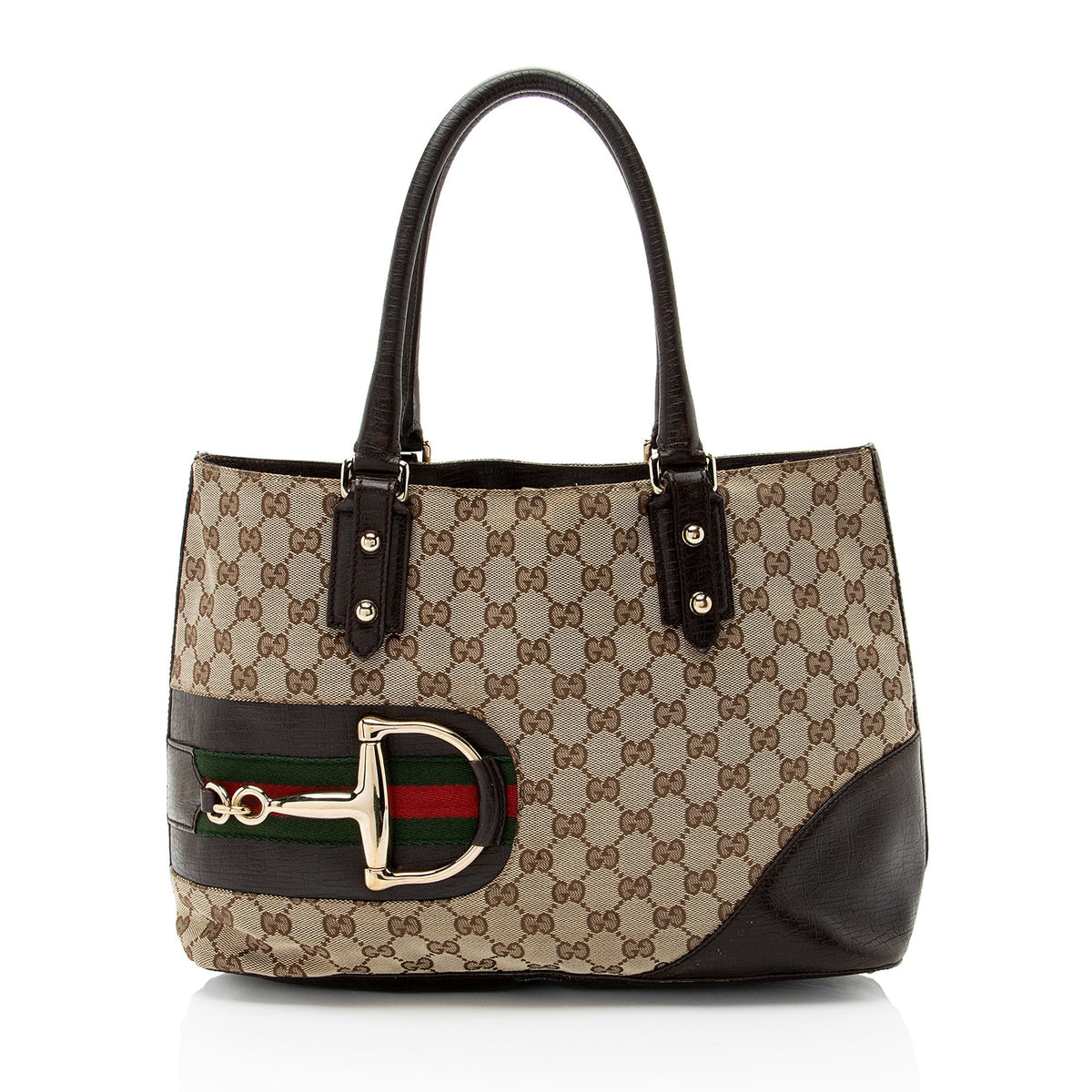 Gucci GG Canvas Hasler Medium Tote