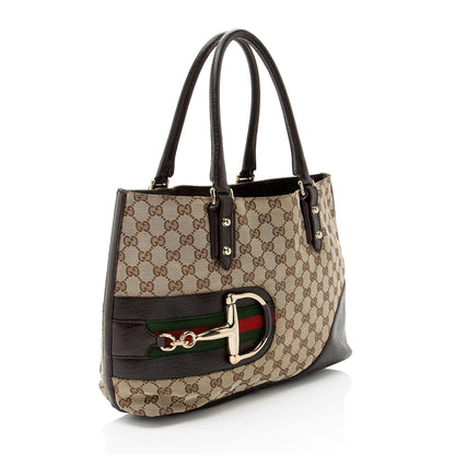 Gucci GG Canvas Hasler Medium Tote
