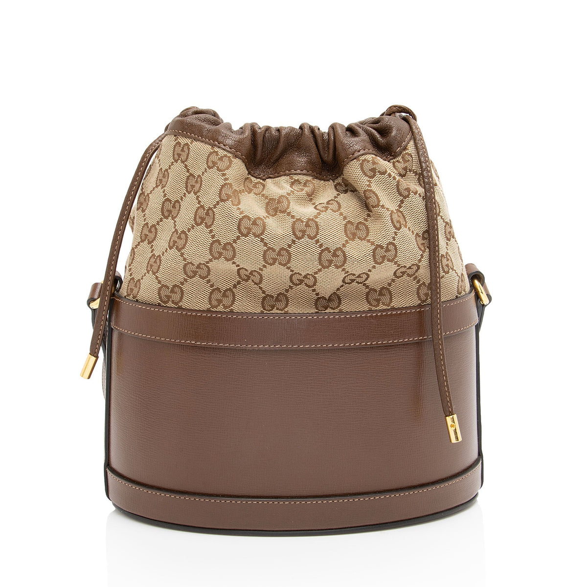 Gucci GG Canvas Horsebit 1955 Drawstring Bucket Bag