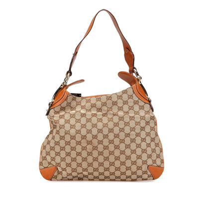 Gucci GG Canvas Horsebit Creole Hobo Bag