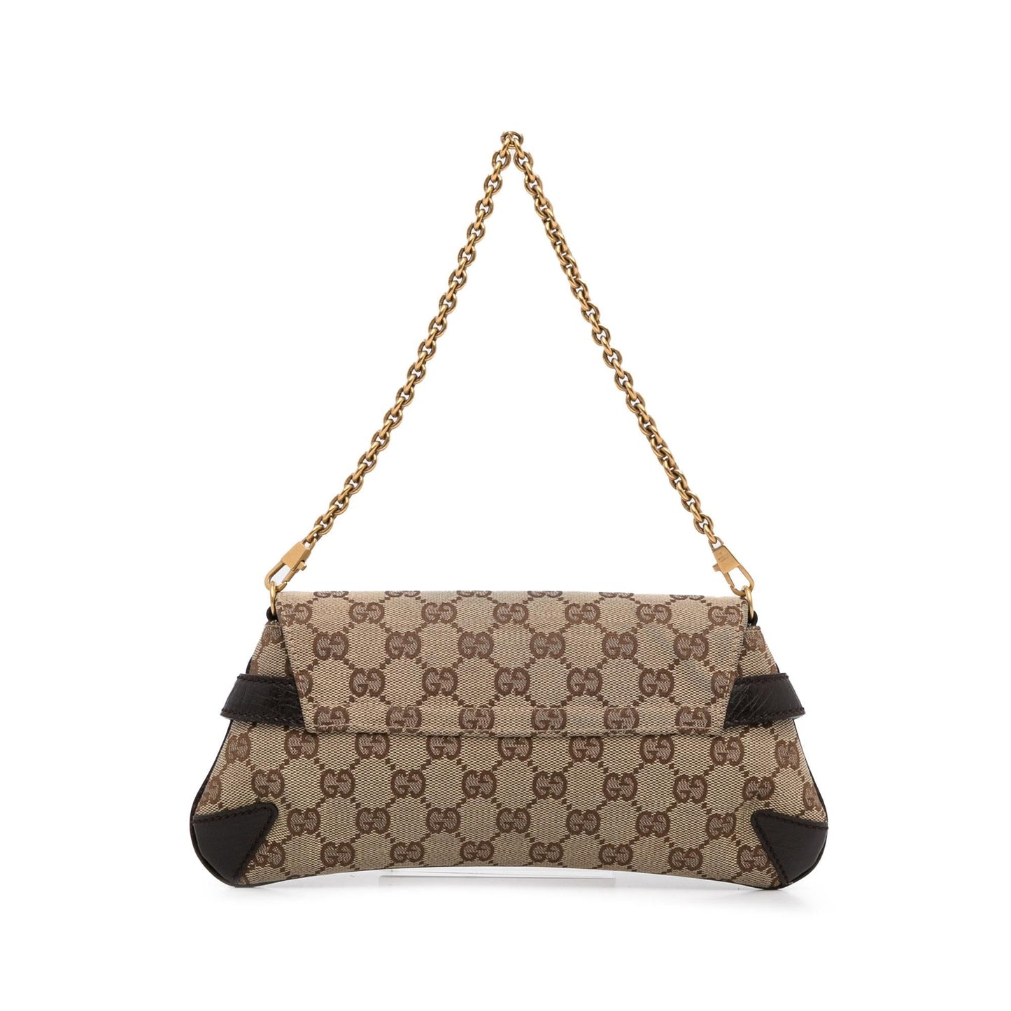 Gucci GG Canvas Horsebit Shoulder Bag (SHG-b3Qp4w)