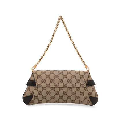 Gucci GG Canvas Horsebit Shoulder Bag (SHG-b3Qp4w)