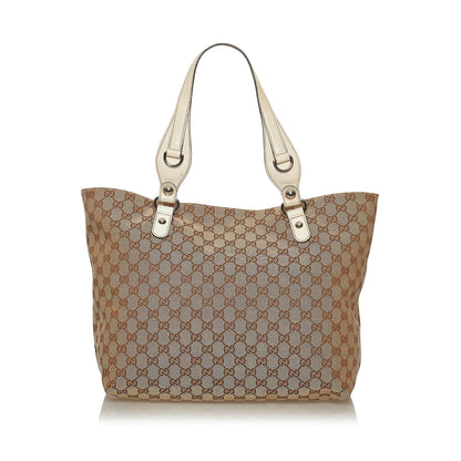 Gucci GG Canvas Icon Bit Tote Bag