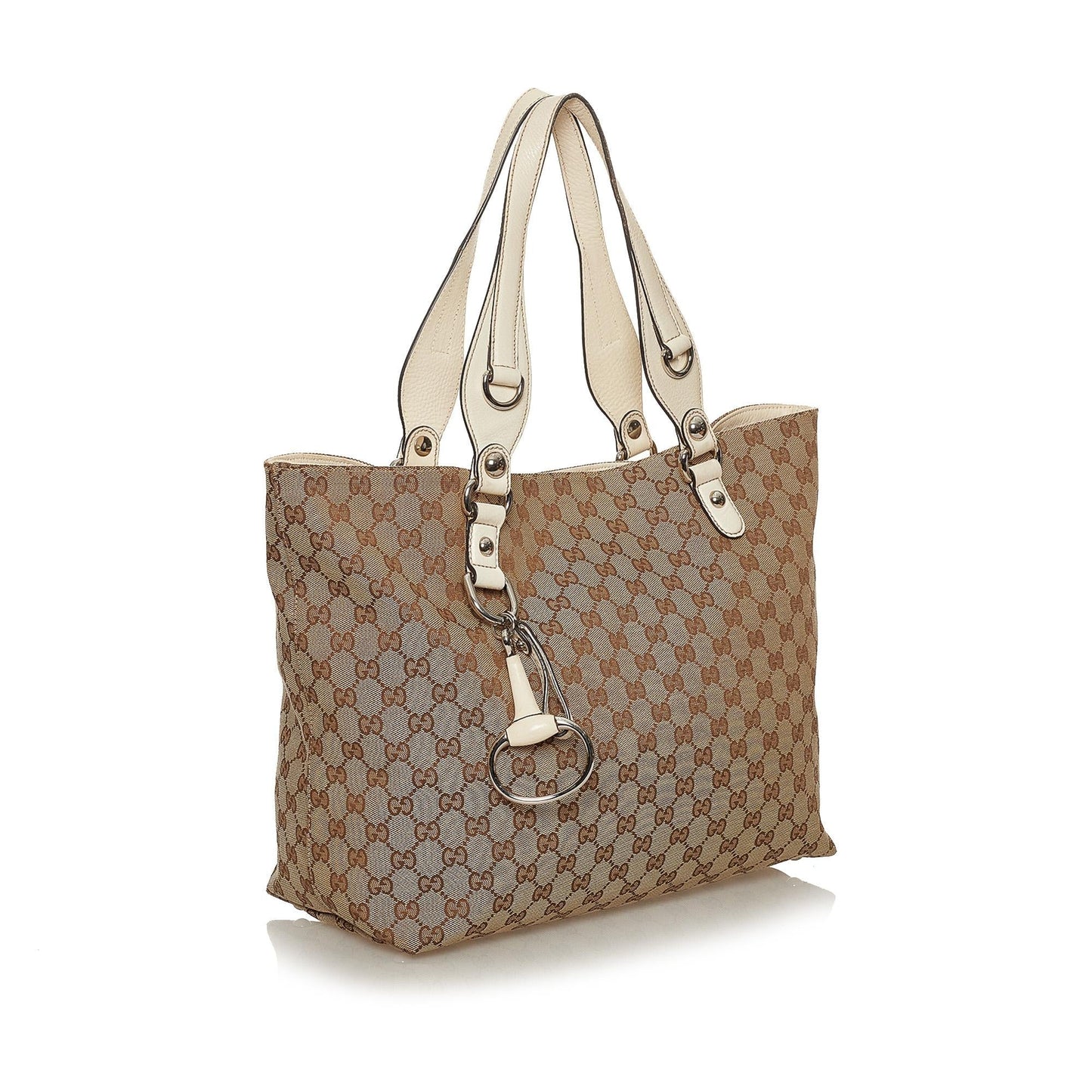 Gucci GG Canvas Icon Bit Tote Bag