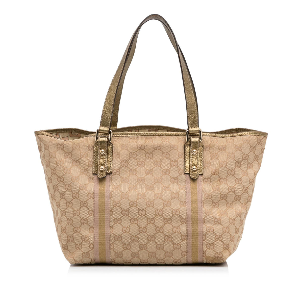 Gucci GG Canvas Jolicoeur Tote (SHG-5mh4lC)