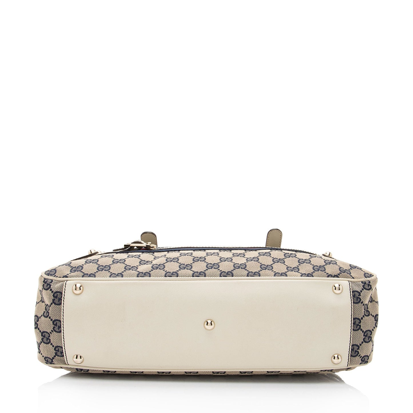 Gucci GG Canvas Leather Web Shoulder Bag (SHF-Syij4P)