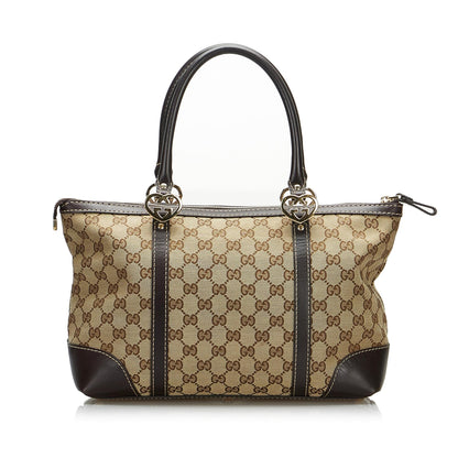 Gucci GG Canvas Lovely Tote Bag (SHG-AA236C)
