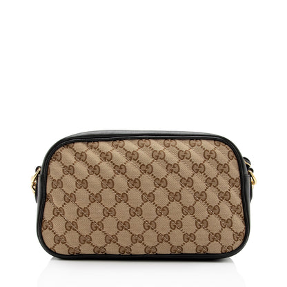 Gucci GG Canvas Marmont Small Shoulder Bag (SHF-WOBoDJ)