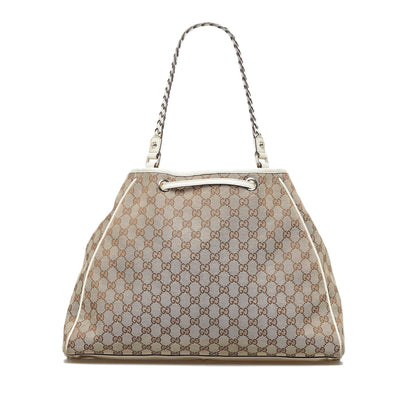 Gucci GG Canvas Peggy Tote (SHG-YDxBat)