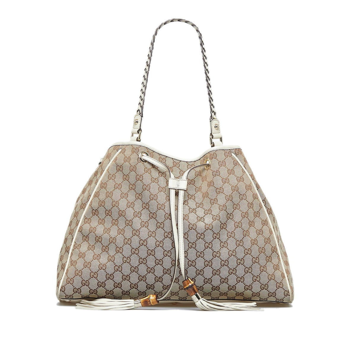 Gucci GG Canvas Peggy Tote (SHG-YDxBat)