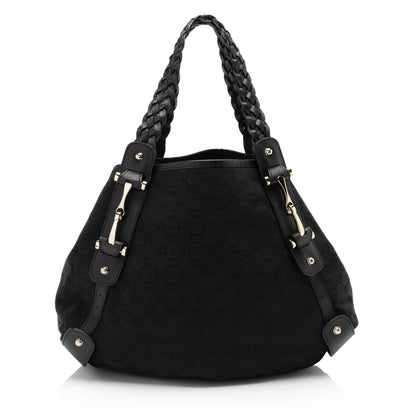 Gucci GG Canvas Pelham Medium Shoulder Bag (SHF-NIzX5t)