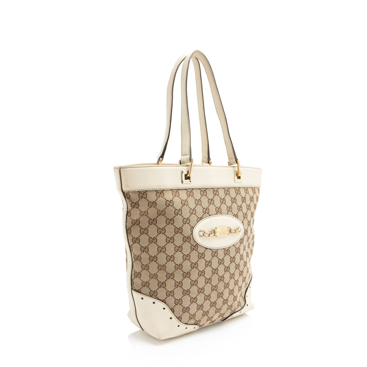 Gucci GG Canvas Punch Medium Tote