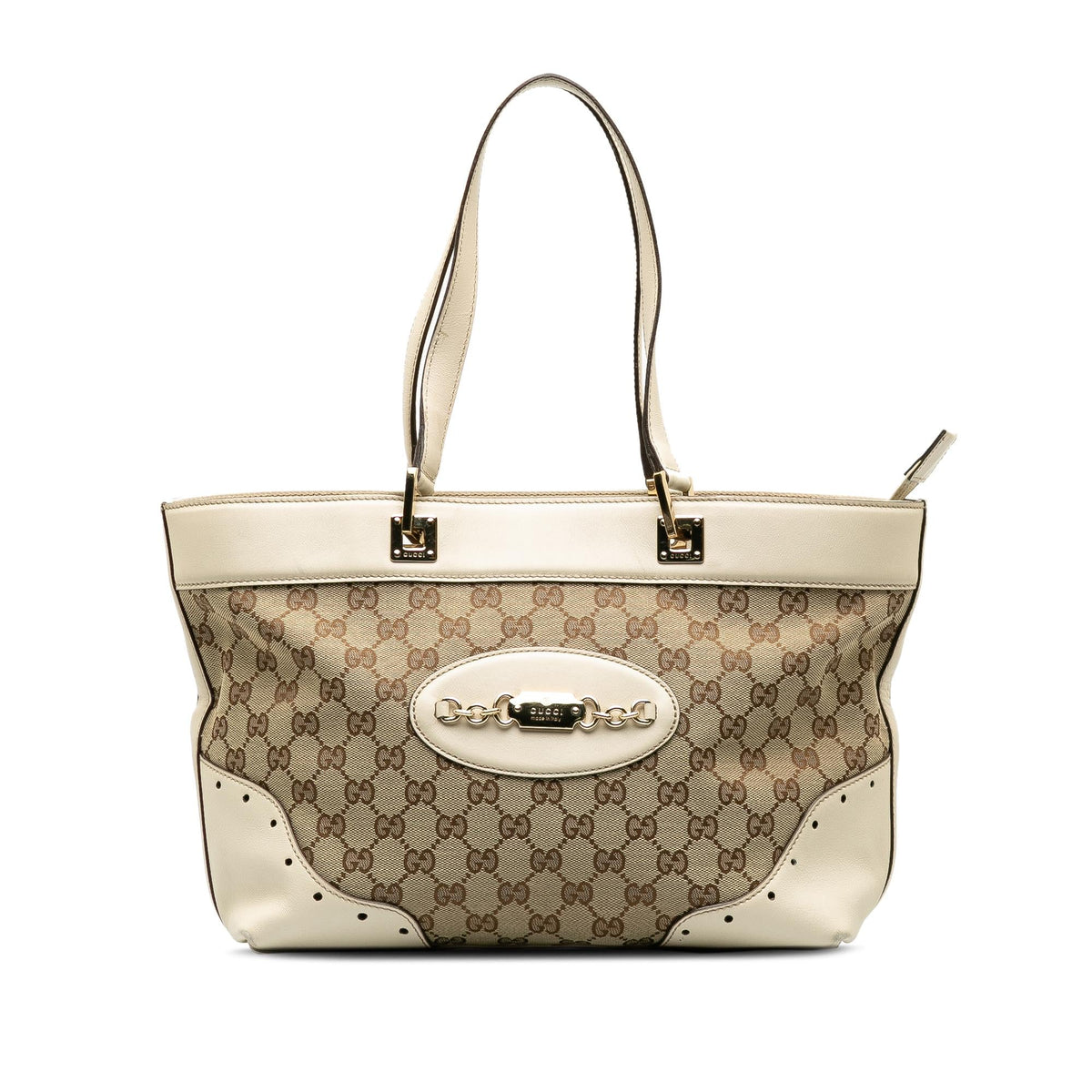 Gucci GG Canvas Punch Tote Bag (SHG-9tCHfx)