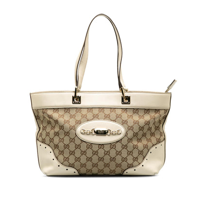 Gucci GG Canvas Punch Tote Bag (SHG-9tCHfx)