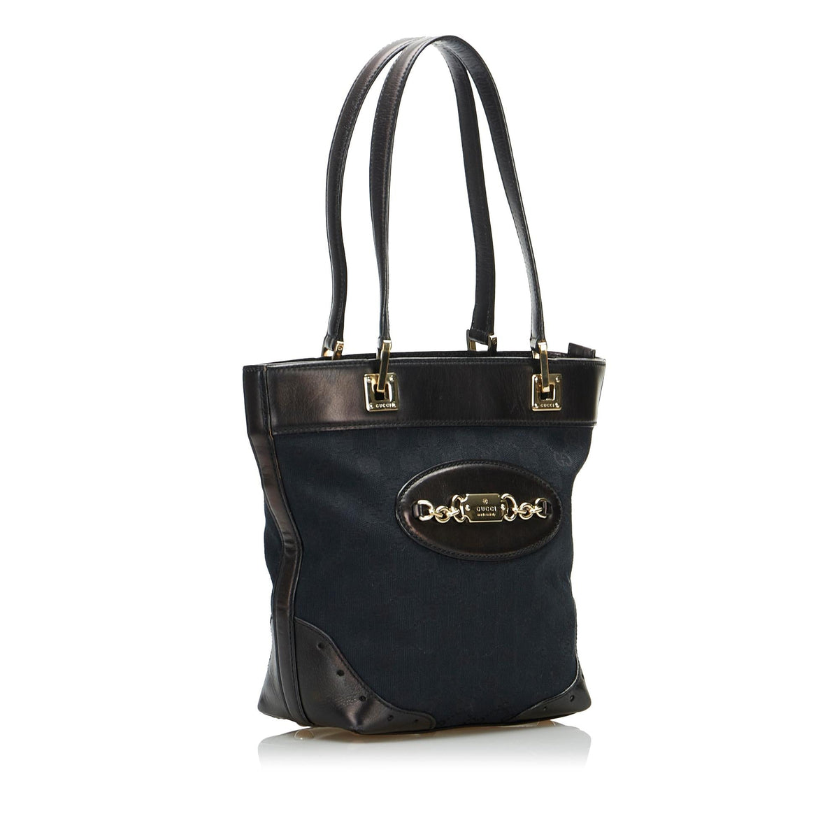 Gucci GG Canvas Punch Tote (SHG-HWN9UE)
