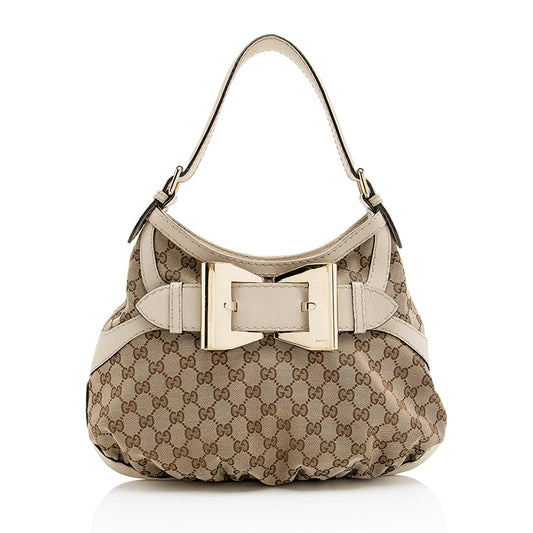 Gucci GG Canvas Queen Medium Hobo