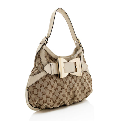 Gucci GG Canvas Queen Medium Hobo