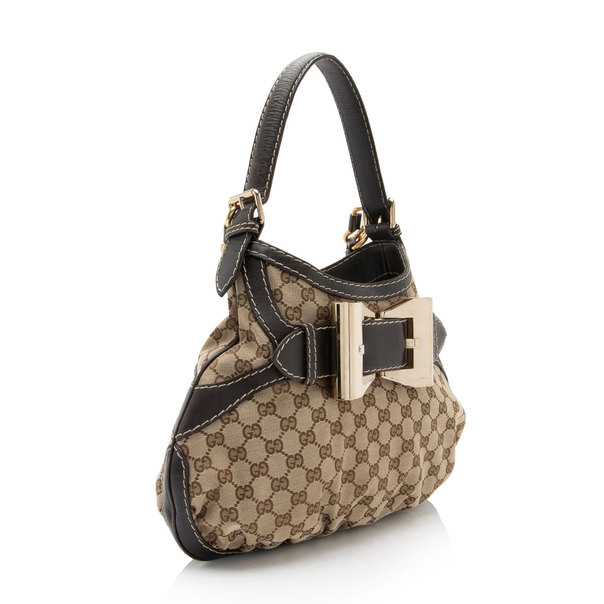 Gucci GG Canvas Queen Medium Hobo (SHF-ZWYQV0)