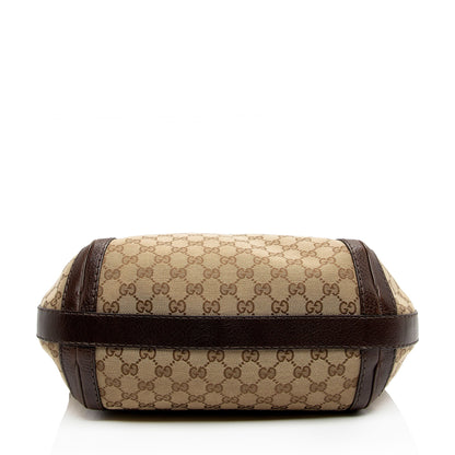 Gucci GG Canvas Running Medium Hobo (SHF-kbbOCL)