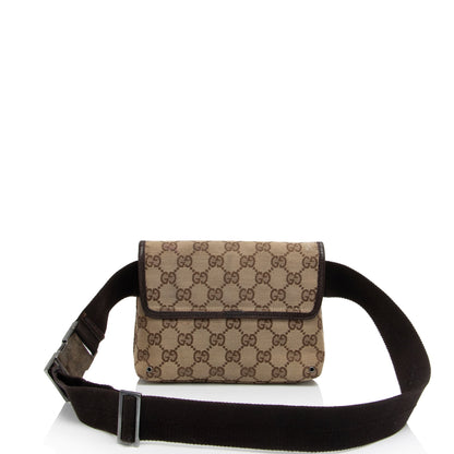 Gucci GG Canvas Small Waist Belt Bag (SHF-aTzoiD)