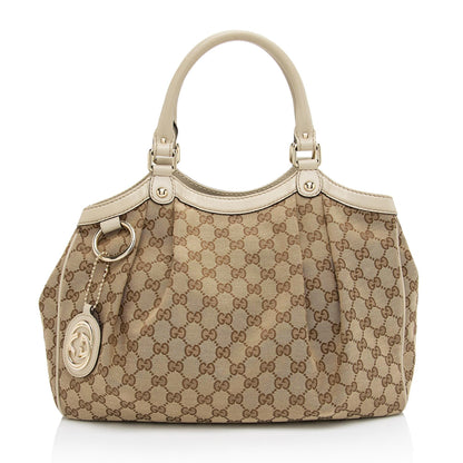 Gucci GG Canvas Sukey Medium Tote (SHF-Iw4uaP)