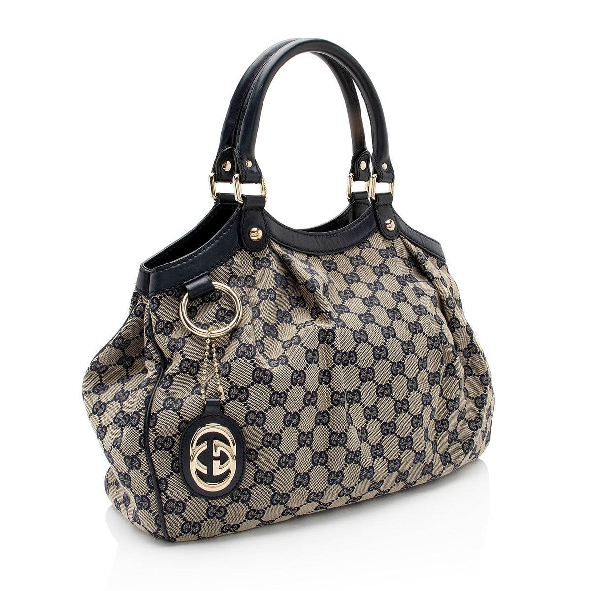 Gucci GG Canvas Sukey Medium Tote (SHF-Bw59AB)