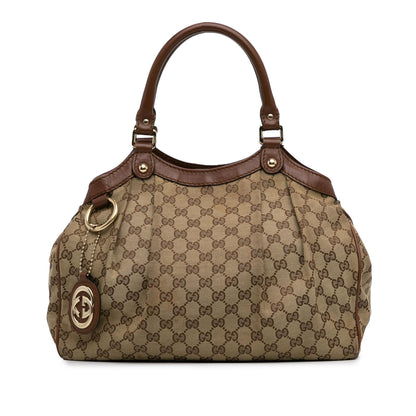 Gucci GG Canvas Sukey Tote (SHG-hTkVEe)