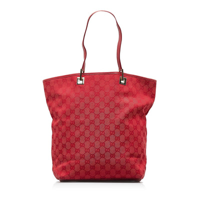 Gucci GG Canvas Tote (SHG-MZWeIu)