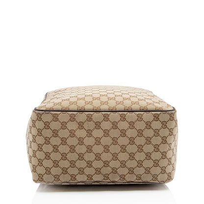 Gucci GG Canvas Travel Large Backpack (SHF-mbgwWQ)