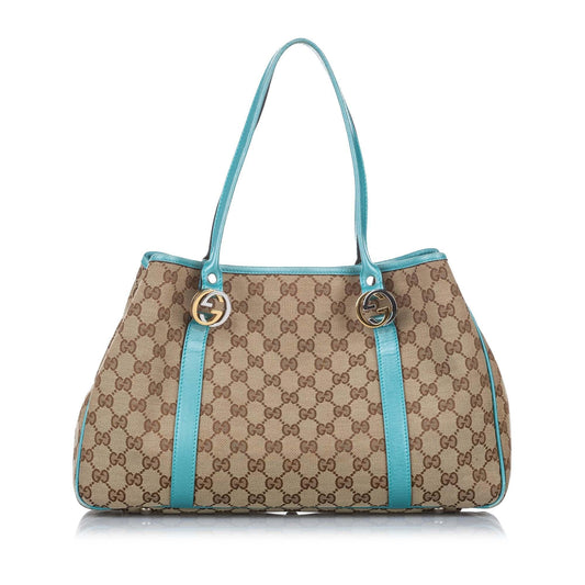 Gucci GG Canvas Twins Tote Bag (SHG-17106)
