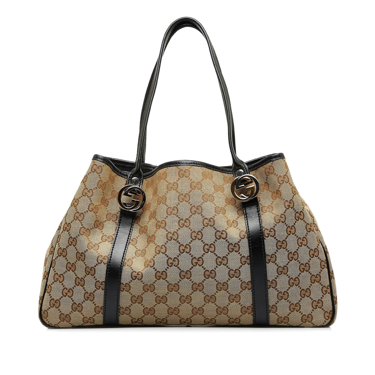 Gucci GG Canvas Twins Tote (SHG-PAjHq3)
