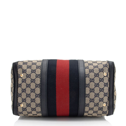 Gucci GG Canvas Vintage Web Joy Medium Boston Bag (SHF-xSqcmU)
