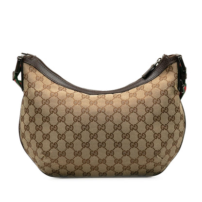Gucci GG Canvas Web Crossbody (SHG-bpNgYQ)
