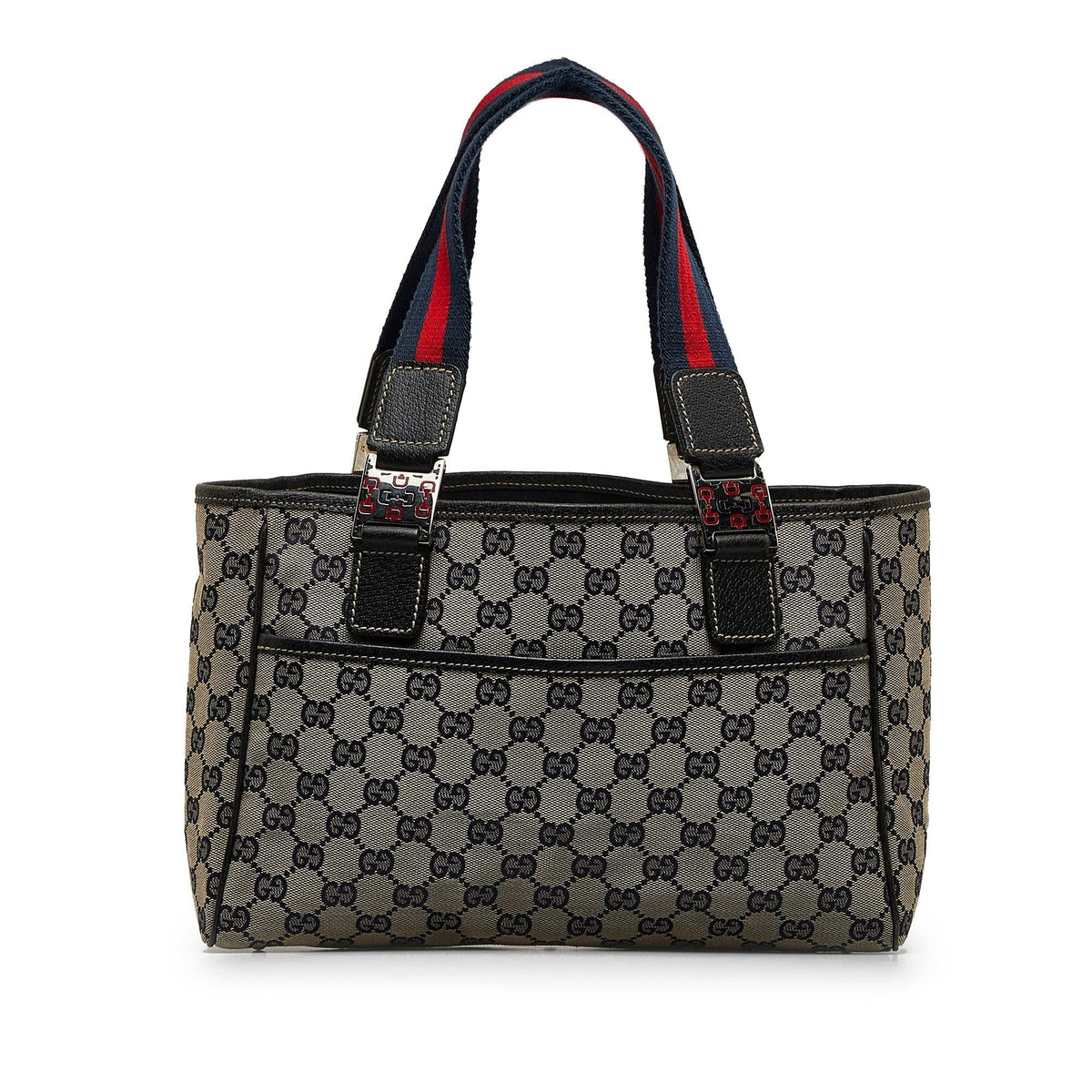 Gucci GG Canvas Web Pop Tote (SHG-nSmaB0)