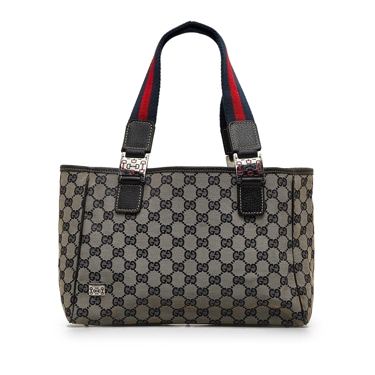 Gucci GG Canvas Web Pop Tote (SHG-nSmaB0)