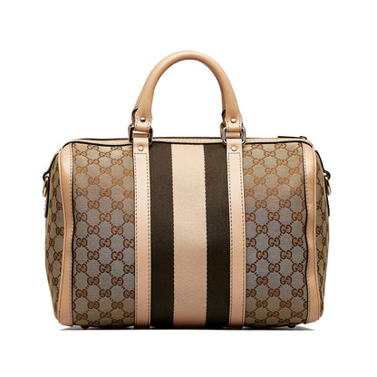 Gucci GG Canvas Web Satchel (SHG-qKkwqV)