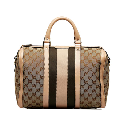 Gucci GG Canvas Web Satchel (SHG-qKkwqV)