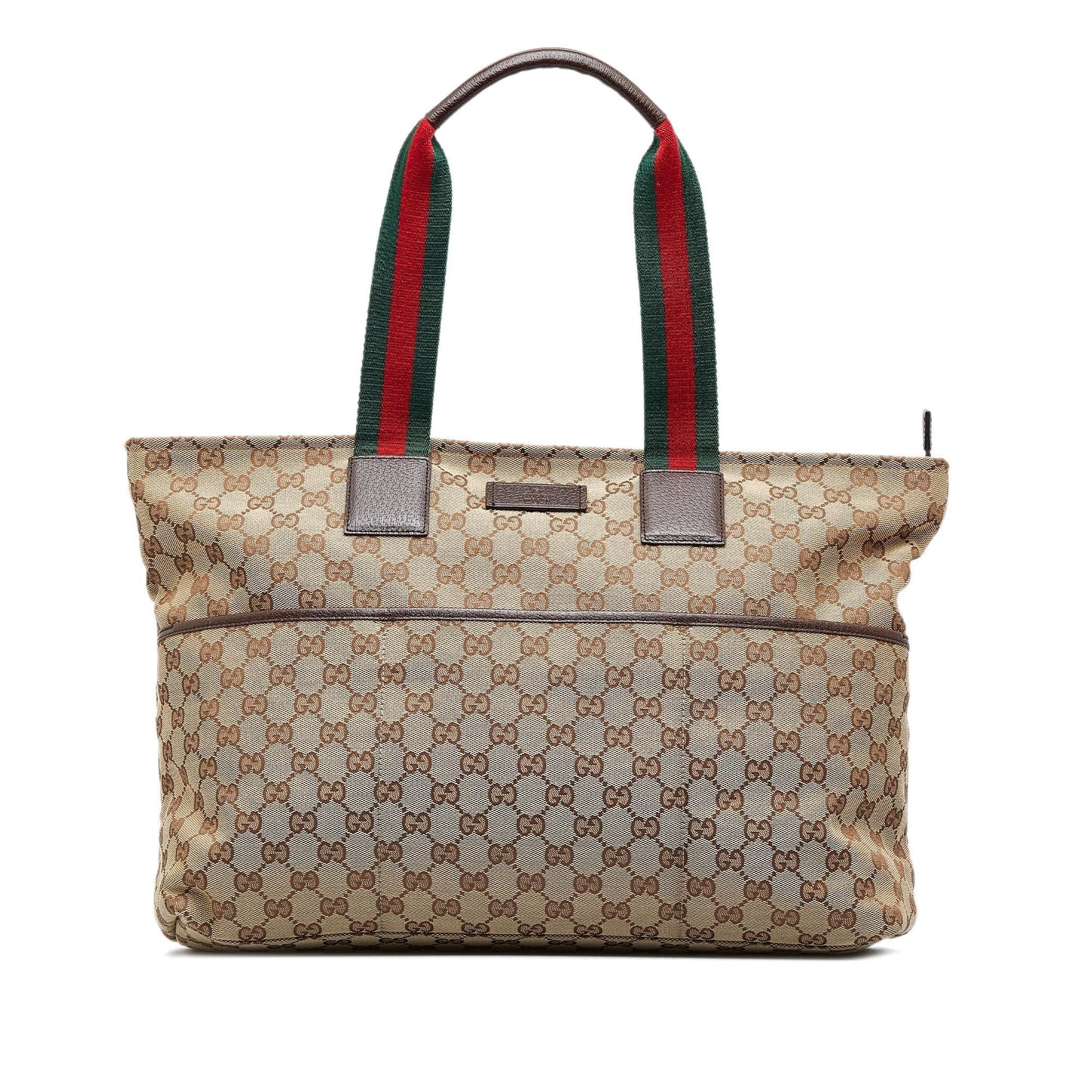 Gucci GG Canvas Web Tote Bag (SHG-n1Z3tx)