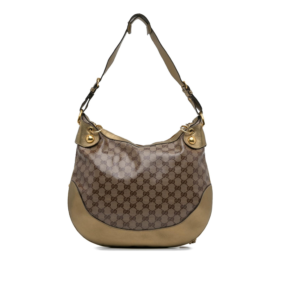 Gucci GG Crystal Babouska Heart Hobo Bag (SHG-BNv9aZ)