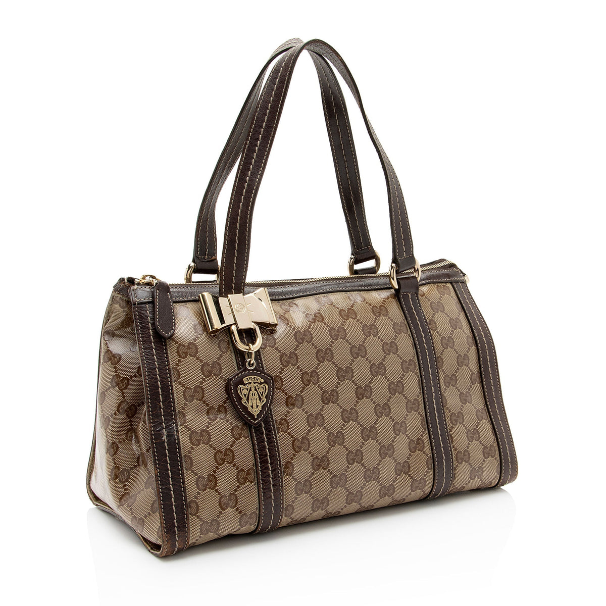 Gucci GG Crystal Duchessa Boston Bag (SHF-011vqr)